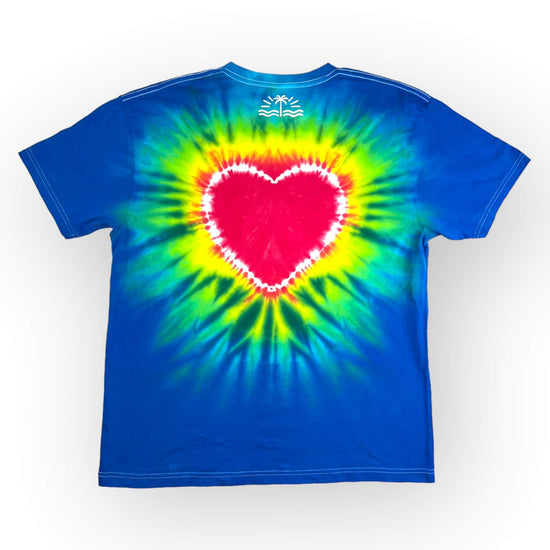 Rainbow Heart Tie Dye Tee - Adult XL