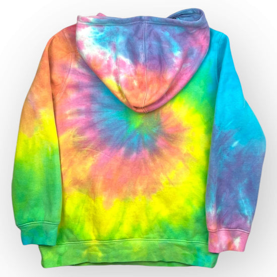 Pastel Rainbow Tie Dye Hoodie Age 10