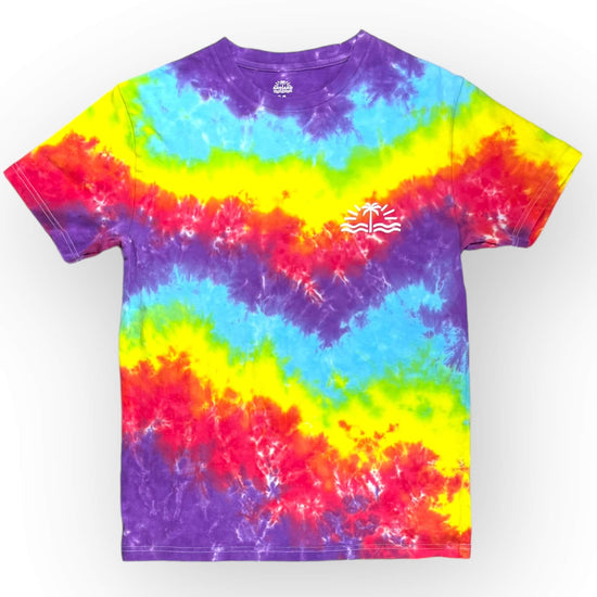 Rainbow Tie Dye Tee - Adults Medium