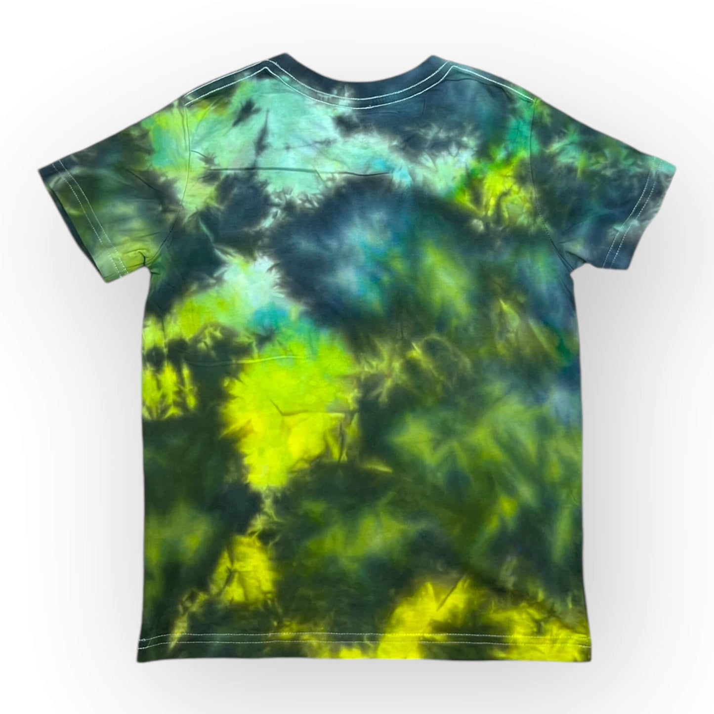 Green & Black Tie Dye Tee Age 8