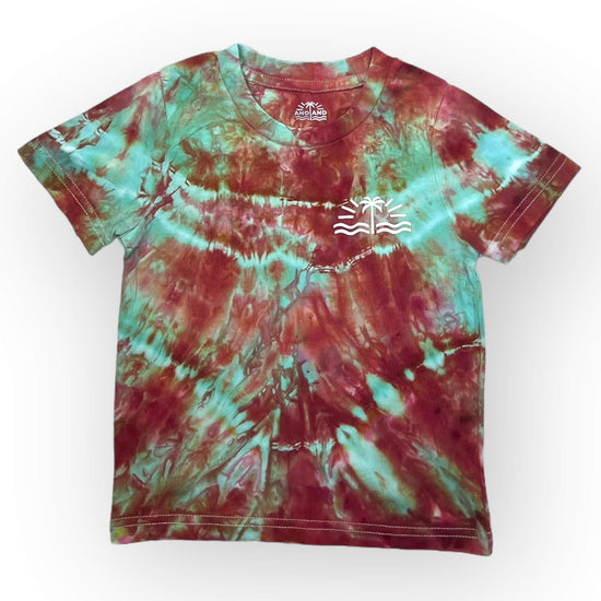 Amber Green Tie Dye Tee Age 2