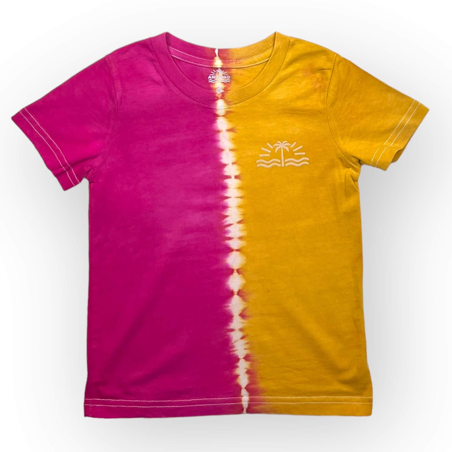 Pink & Yellow Tie Dye Tee - Made For You