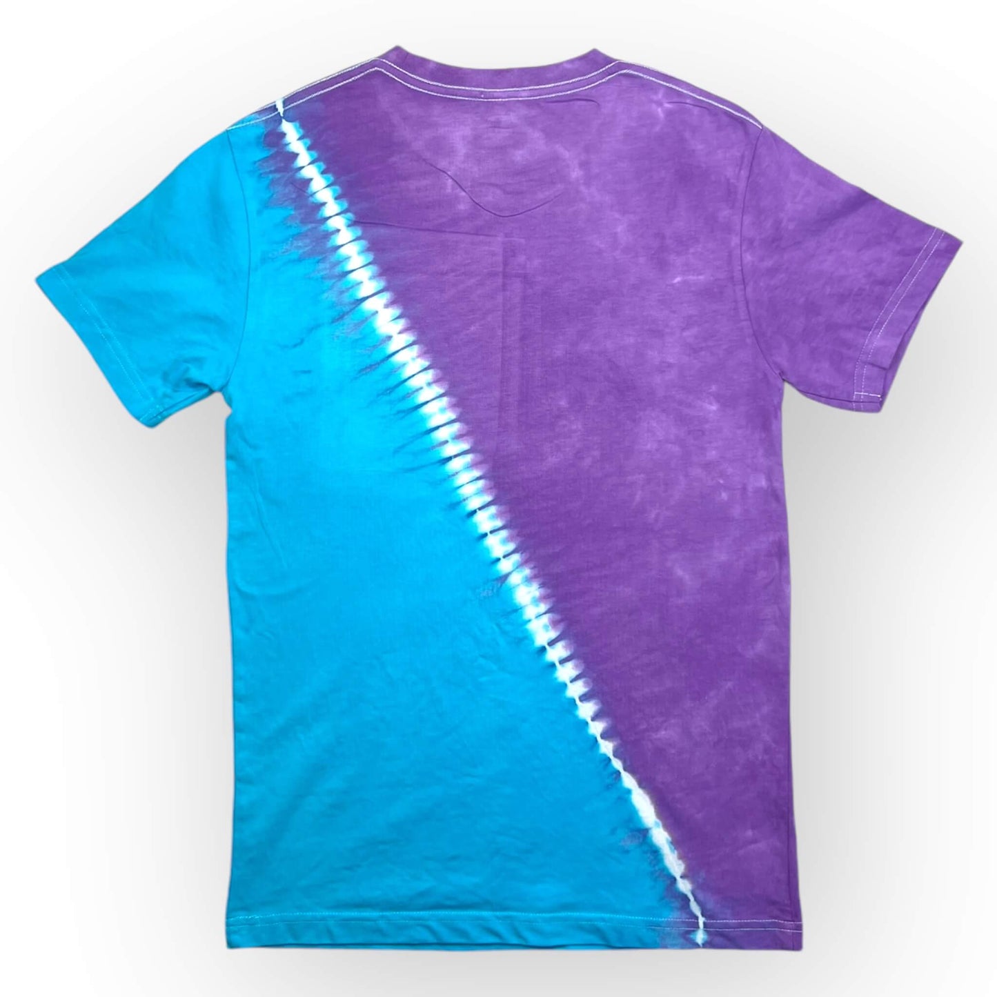 Purple & Turquoise Adults Tie Dye Tee - Made For You