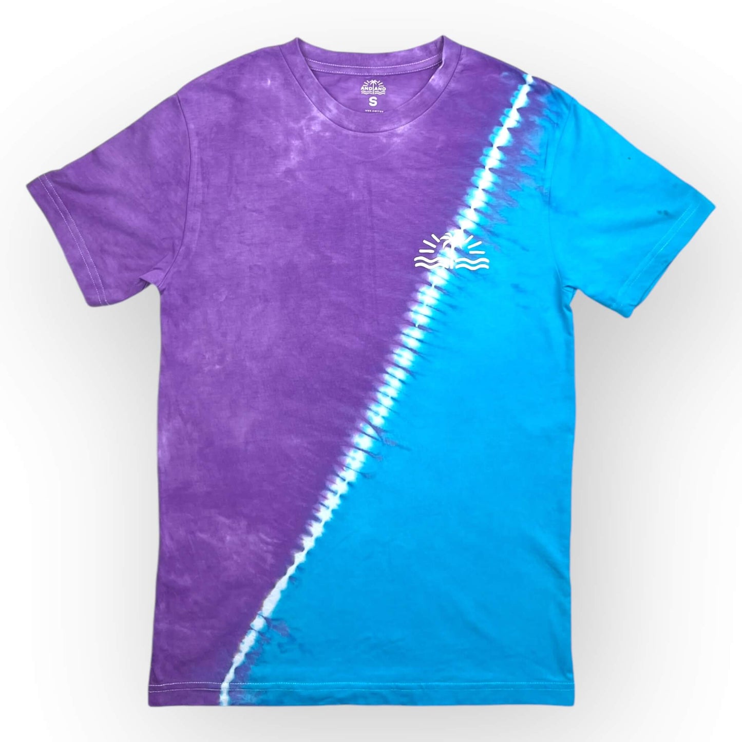 Purple & Turquoise Kids Tie Dye Tee - Made For You