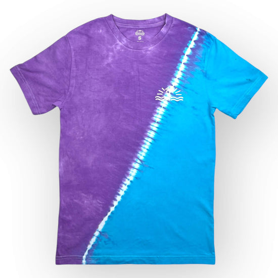 Purple & Turquoise Kids Tie Dye Tee - Made For You