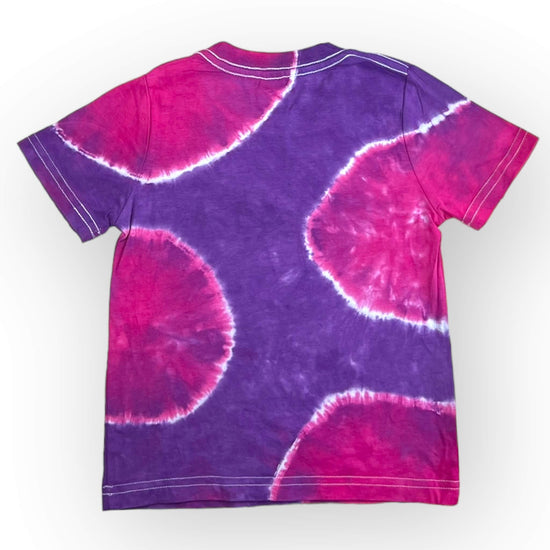 Purple & Pink Tie Dye Tee Age 2