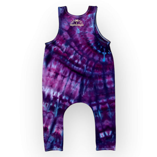 Purples Tie Dye Slouch Romper Age 1