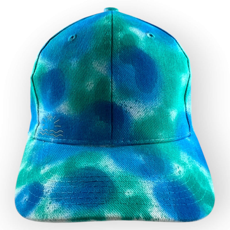 hand dyed Tie Dye Cap - Toddler / Younger Child Adjustable by And And Tie Dye