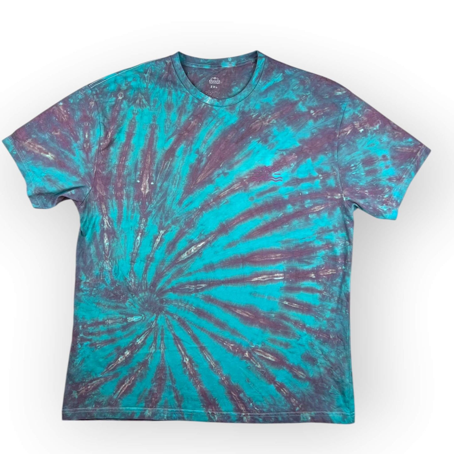 hand dyed Tie Dye Tee - Adults 2XL by And And Tie Dye