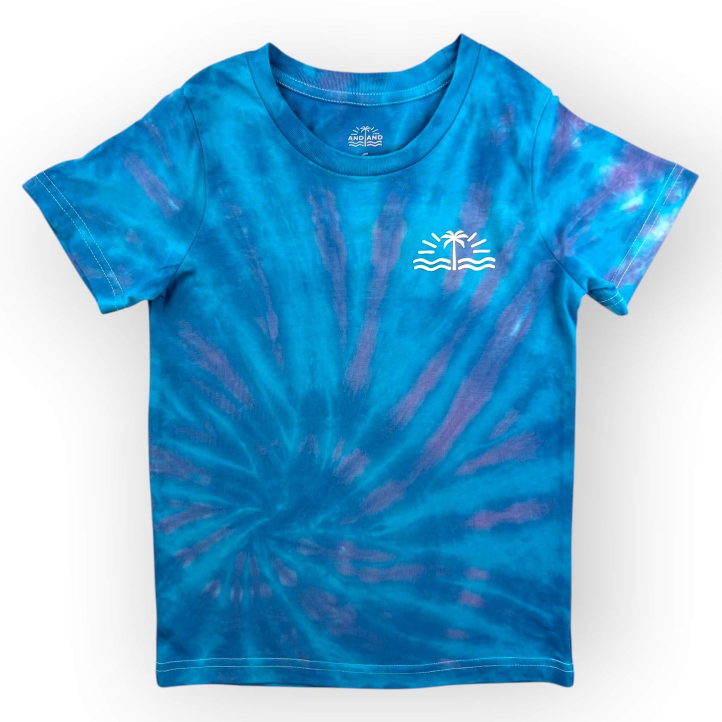hand dyed Tie Dye Tee Age 6 by And And Tie Dye