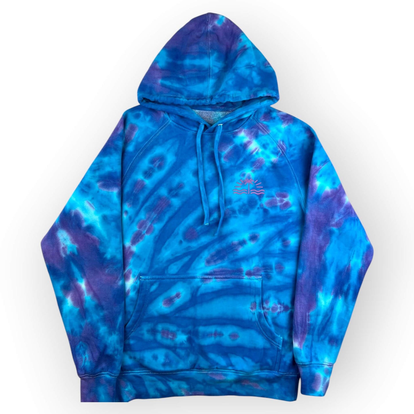 hand dyed Tie Dye Hoodie - Adult Small by And And Tie Dye