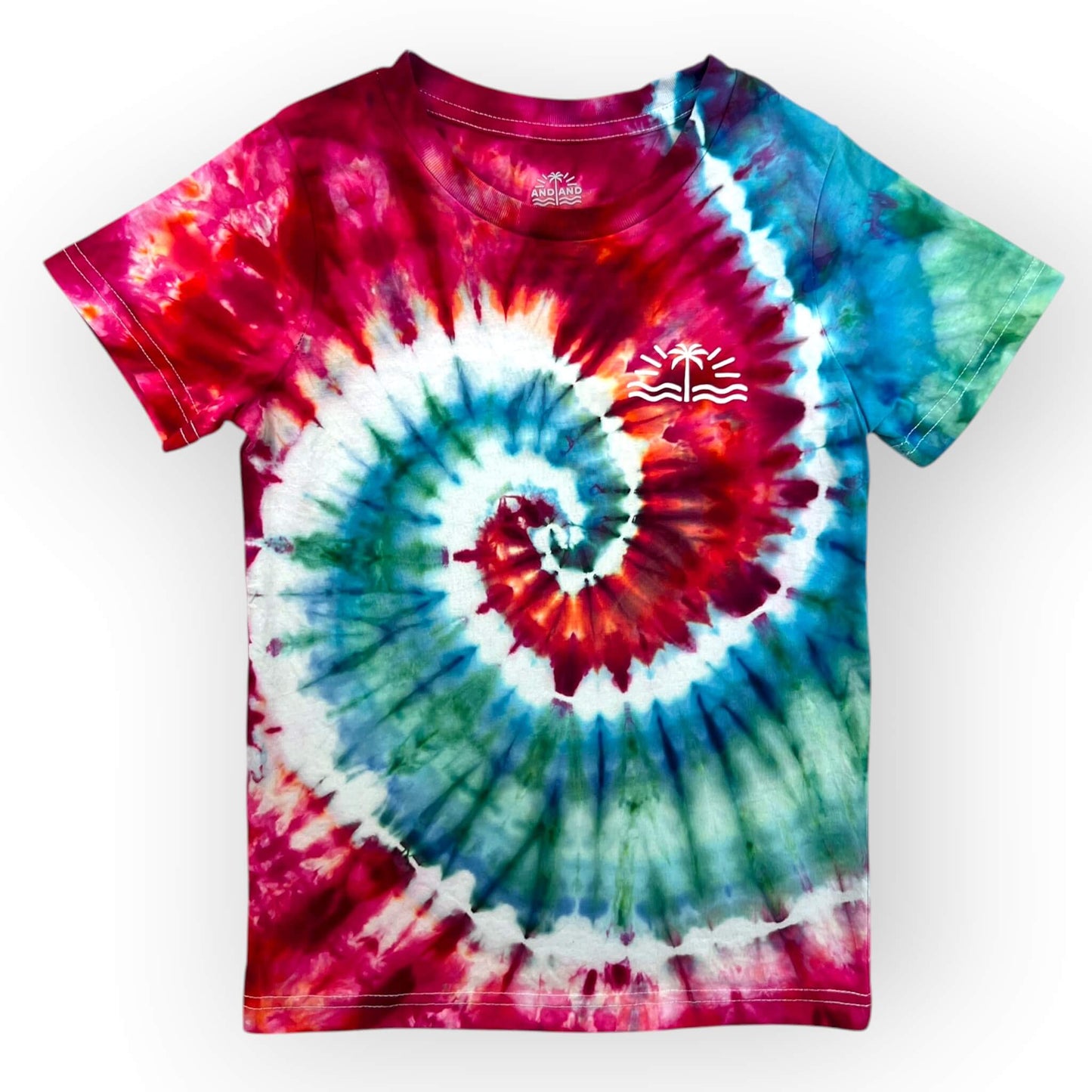 hand dyed Tie Dye Tee Age 6 by And And Tie Dye