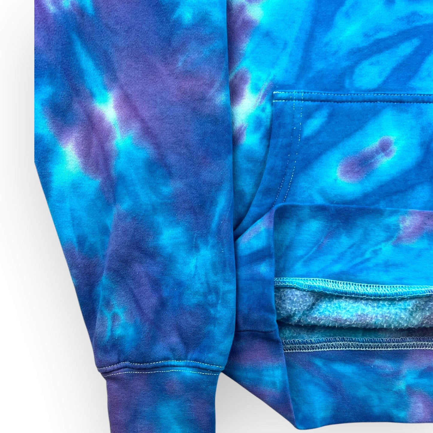 hand dyed Tie Dye Hoodie - Adult Small by And And Tie Dye