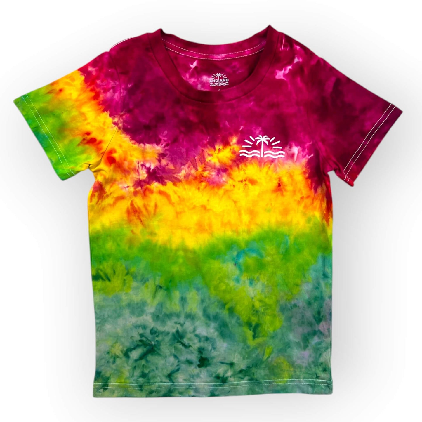 hand dyed Tie Dye Tee Age 6 by And And Tie Dye