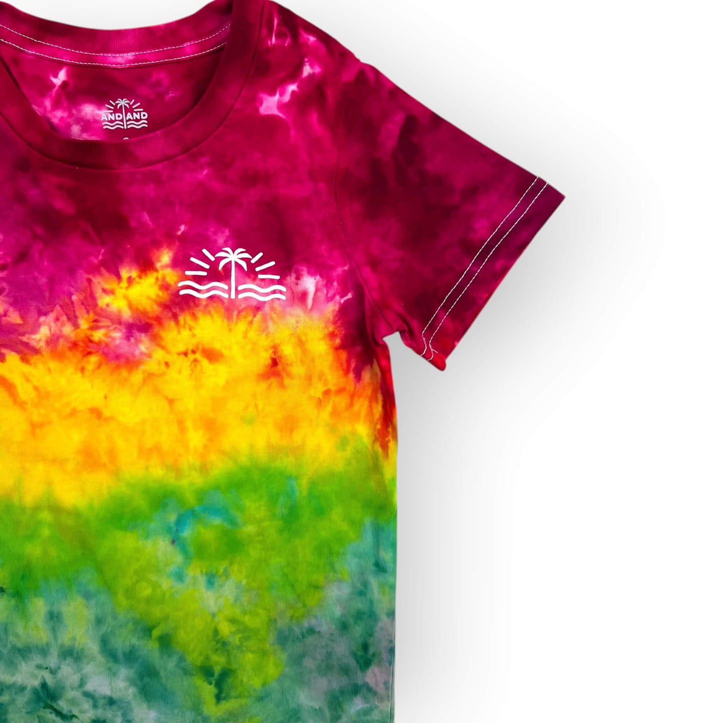 hand dyed Tie Dye Tee Age 6 by And And Tie Dye