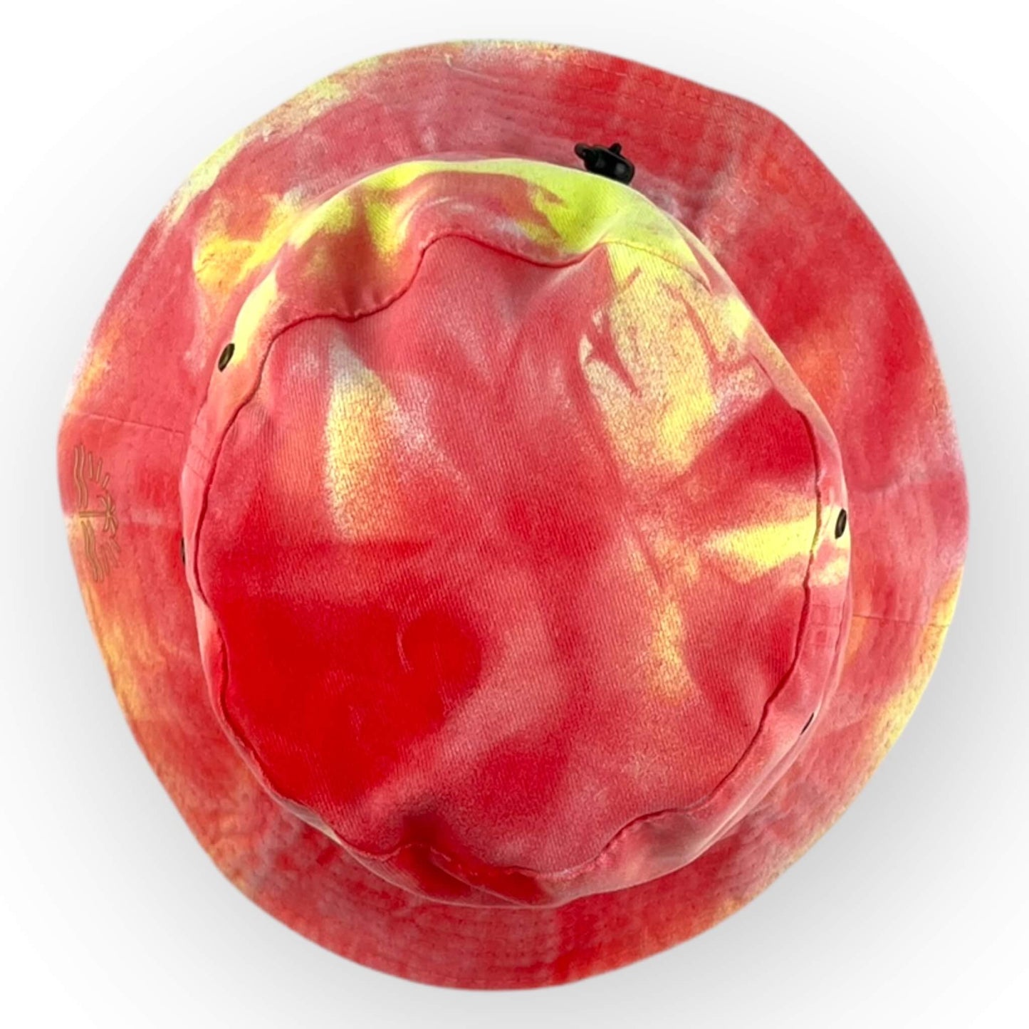 Red & Yellow Tie Dye Bucket Hat - Toddler / Child Adjustable