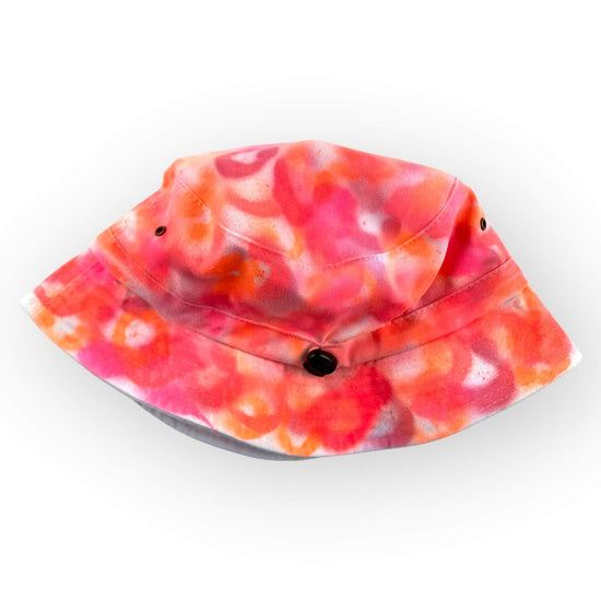 Pink & Orange Tie Dye Bucket Hat - Older Child / Adult Adjustable