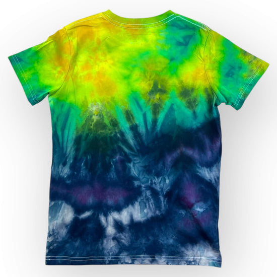 Lime & Blue Tie Dye Tee Age 10