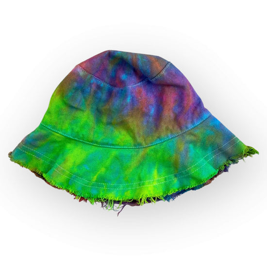 Rainbow Tie Dye Floppy Hat - Older Child / Adult Size