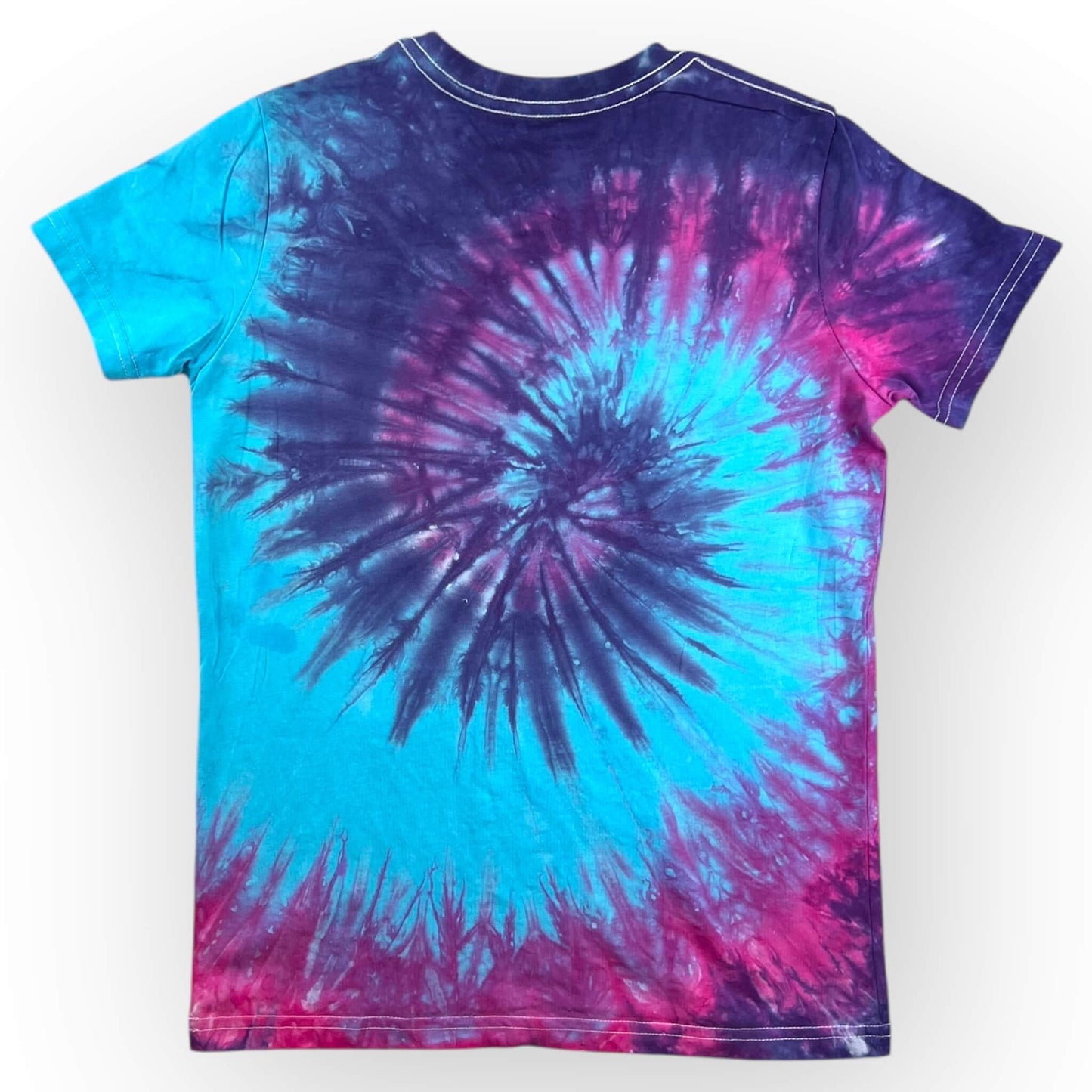 Pink & Blue Tie Dye Tee Age 10