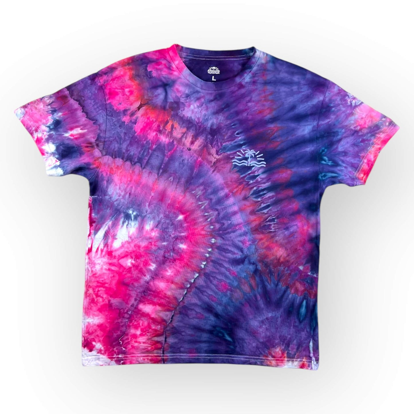 Pinks & Blues Tie Dye Tee - Adults Large