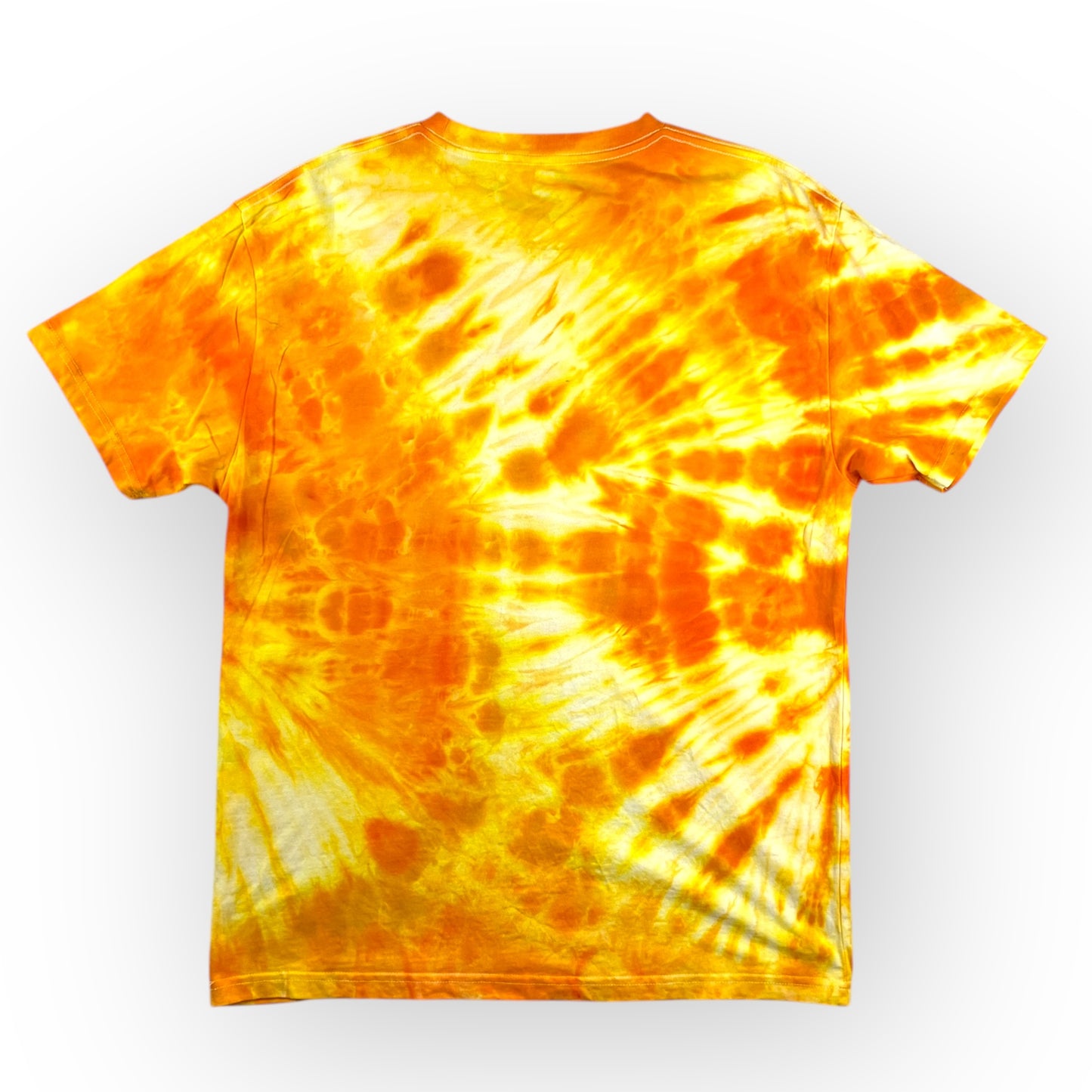 Orange Tie Dye Tee - Adults Large