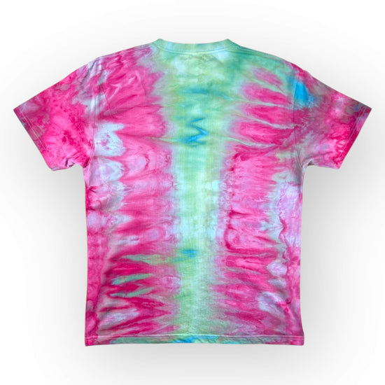 Aqua Pinks Tie Dye Tee - Adults Large