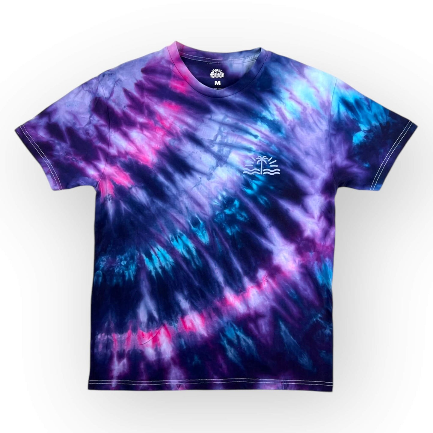 Purples & Pinks Tie Dye Tee - Adults Medium