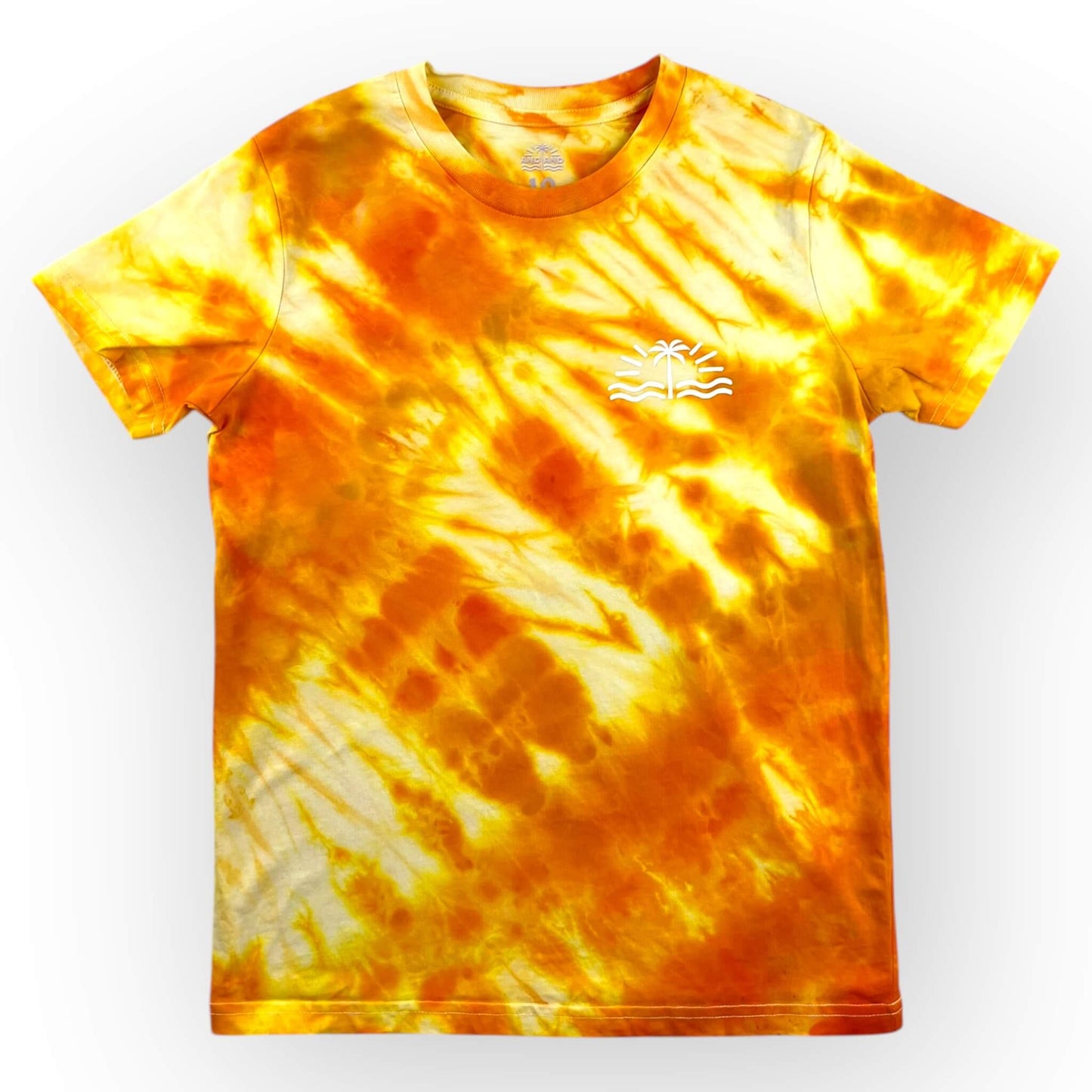 Orange Tie Dye Tee Age 10