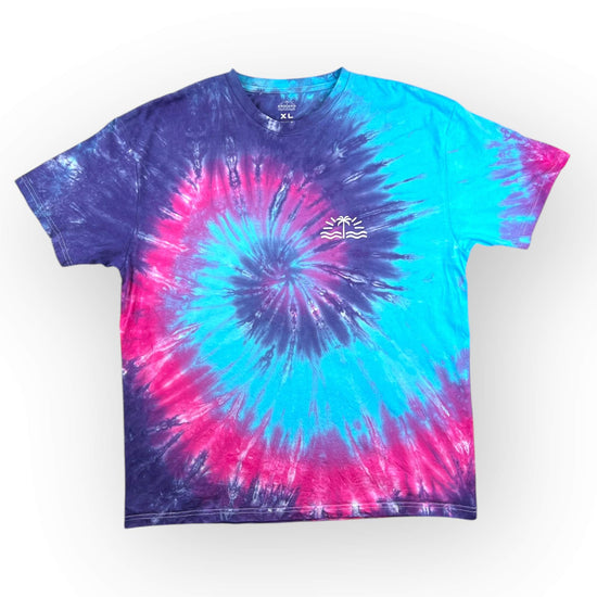 Pink & Blue Tie Dye Tee - Adult XL