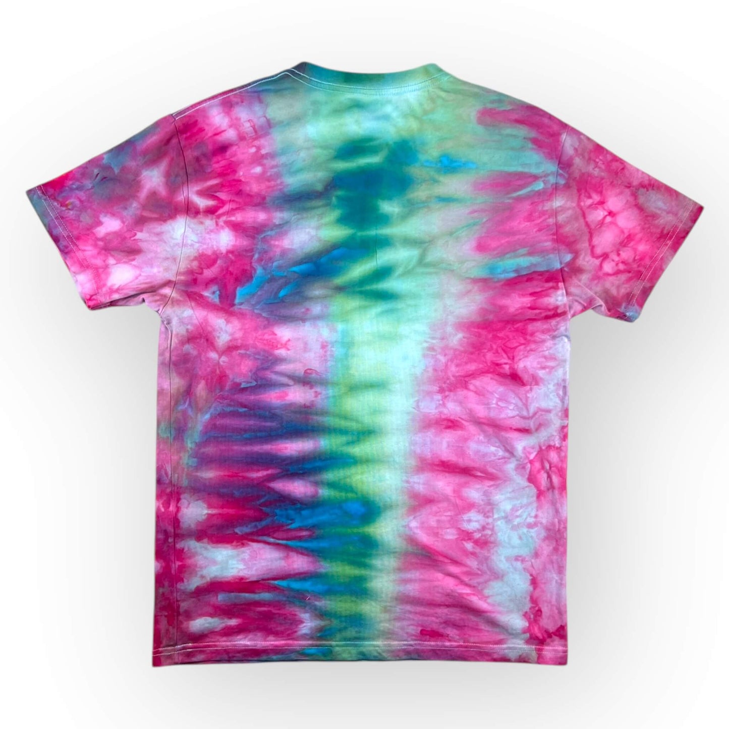 Aqua Pinks Tie Dye Tee - Adults Medium