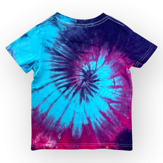 Blue & Pink Tie Dye Tee Age 4