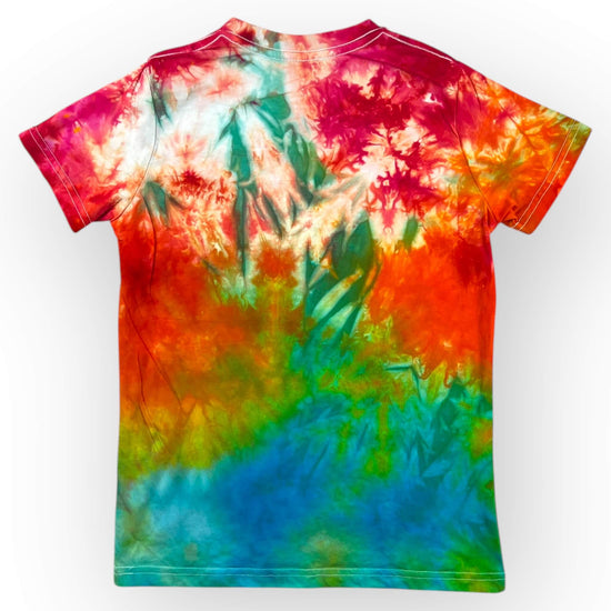 Dark Rainbow Tie Dye Tee Age 8