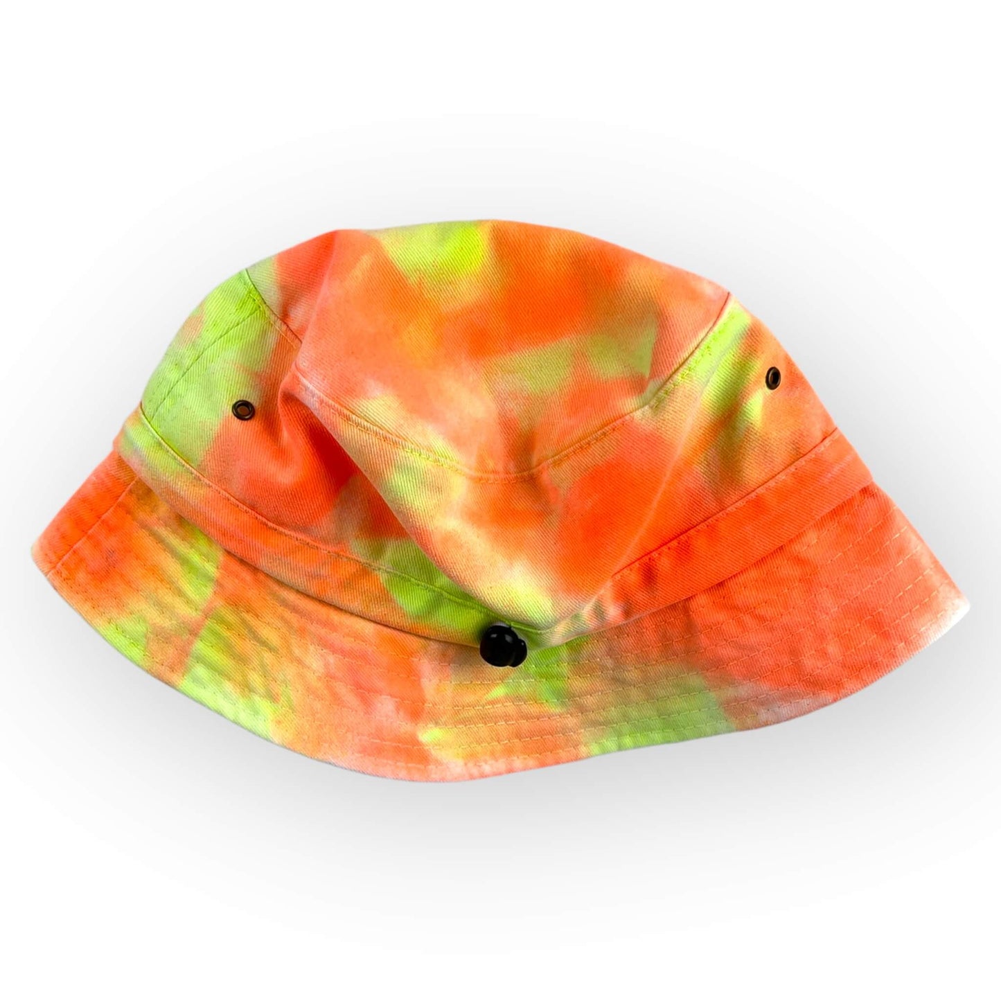 Orange & Yellow Tie Dye Bucket Hat - Older Child / Adult Adjustable