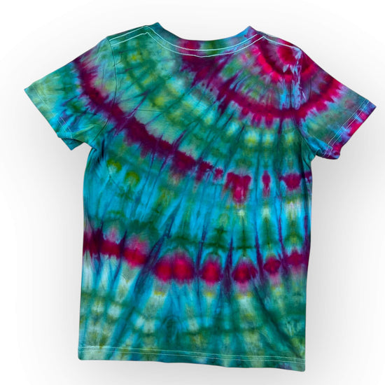 Aqua Pink Tie Dye Tee Age 6