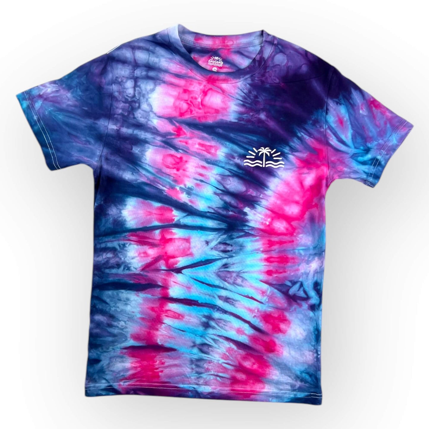 Pinks & Blues Tie Dye Tee - Adult Small