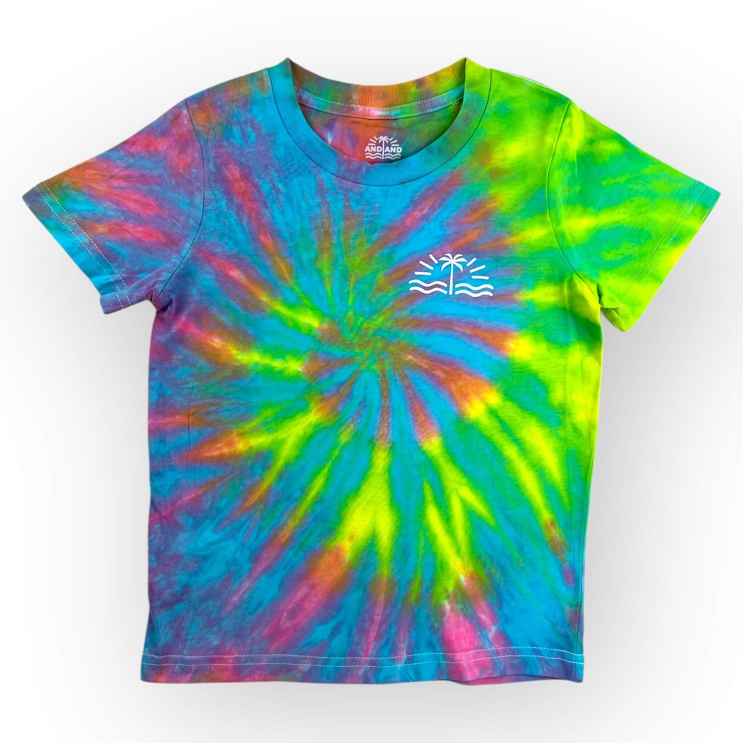 Rainbow Tie Dye Tee Age 4