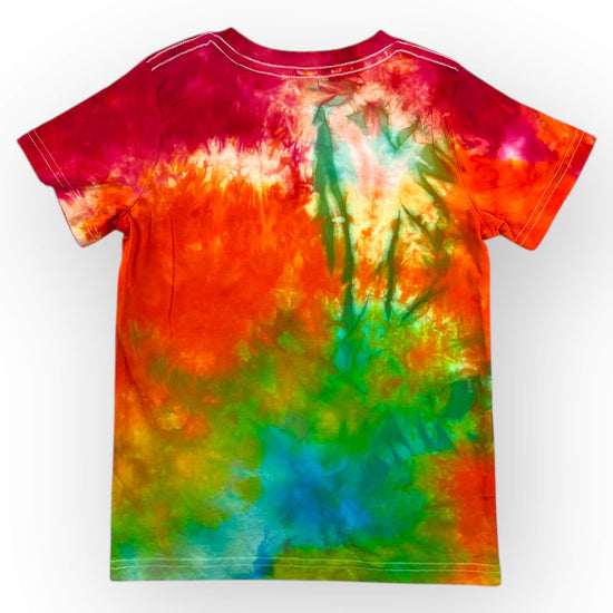 Dark Rainbow Tie Dye Tee Age 6