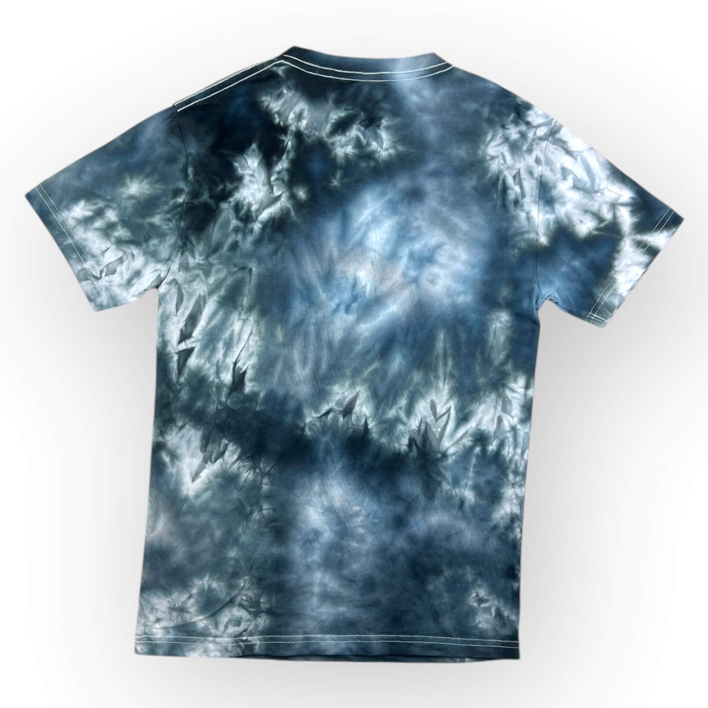 Black & Grey Tie Dye Tee - Adult Small