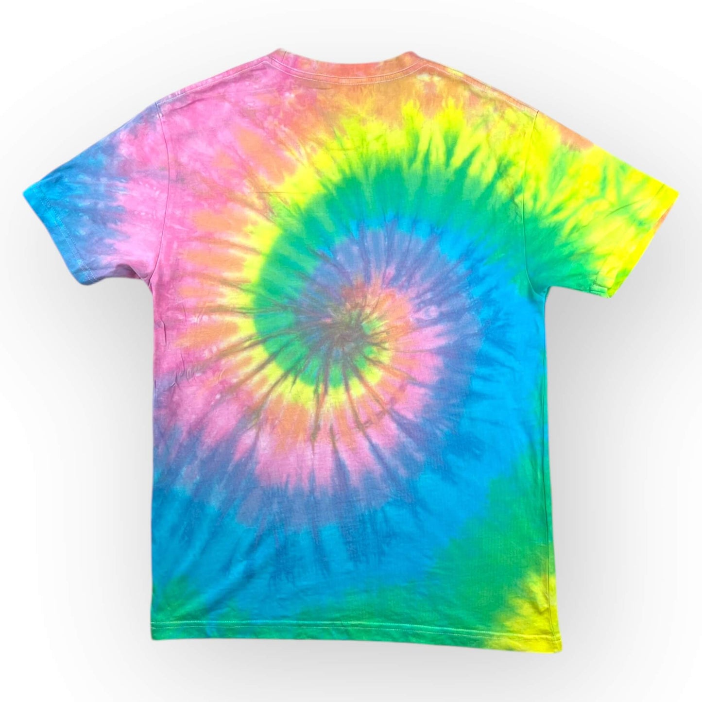 Pastel Rainbow Tie Dye Tee - Adults Medium