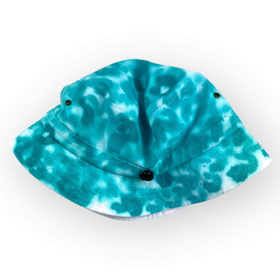 Aqua Tie Dye Bucket Hat - Older Child / Adult Adjustable