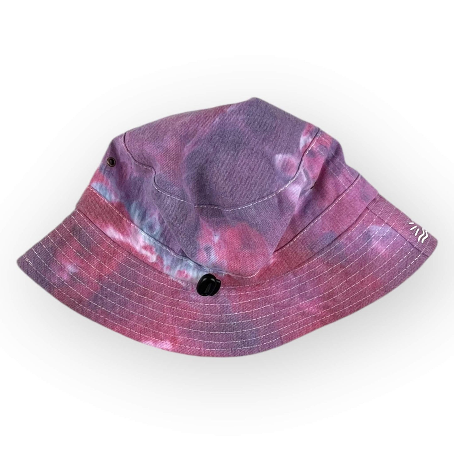 Pink & Purple Tie Dye Bucket Hat - Toddler / Child Adjustable