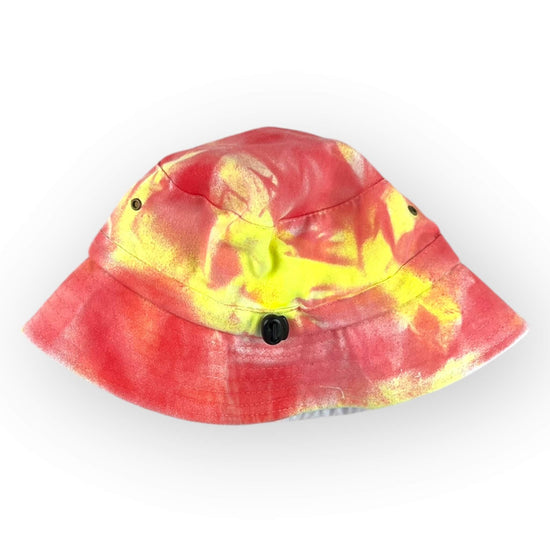 Red & Yellow Tie Dye Bucket Hat - Toddler / Child Adjustable