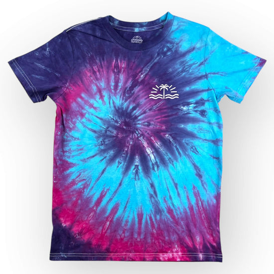 Pink & Blue Tie Dye Tee Age 12