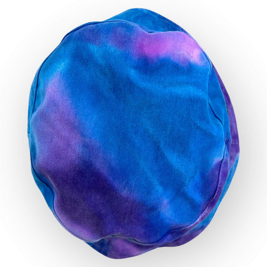 Blues & Purples Tie Dye Bucket Hat - Older Child / Adult Adjustable