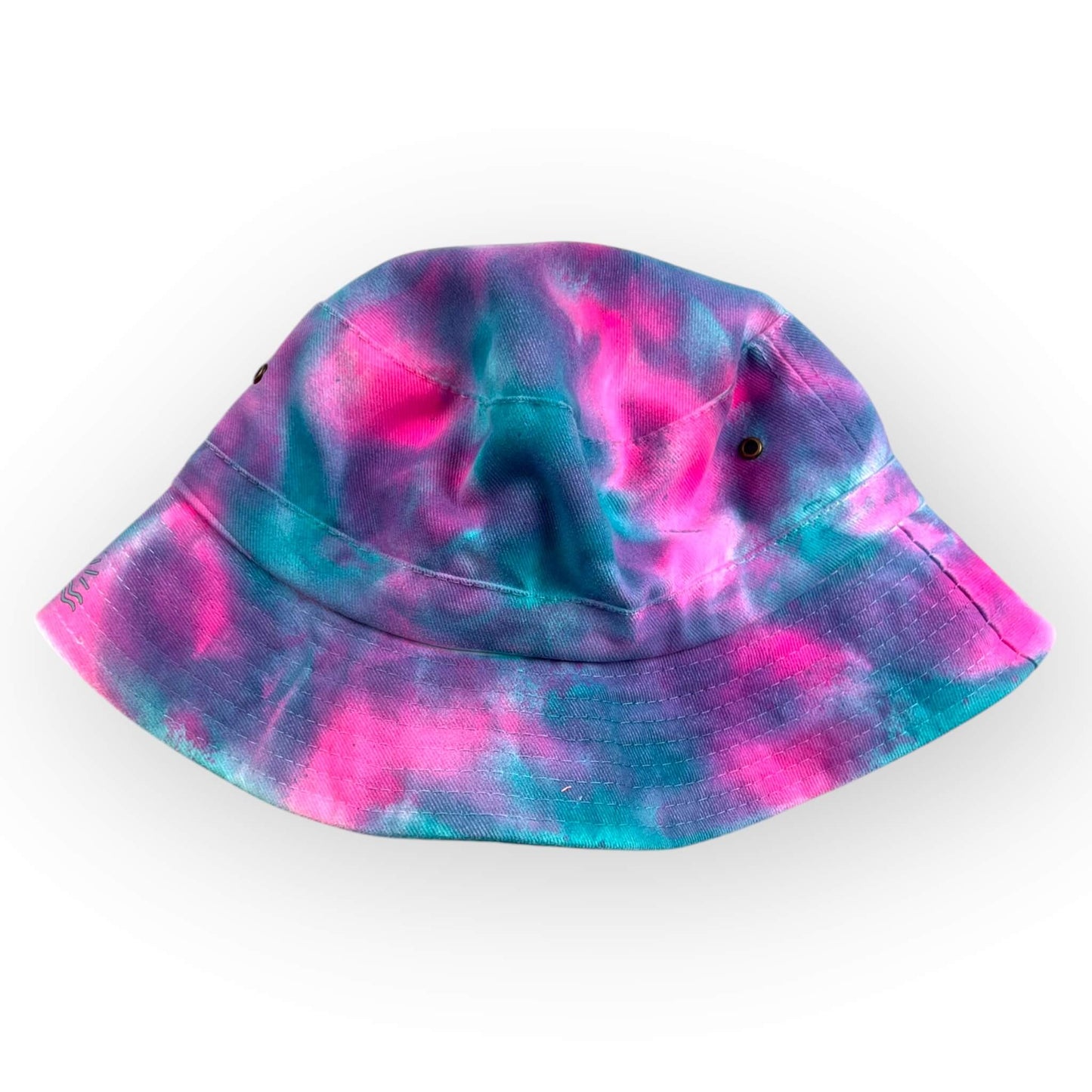 Aqua Pink Tie Dye Bucket Hat - Toddler / Child Adjustable