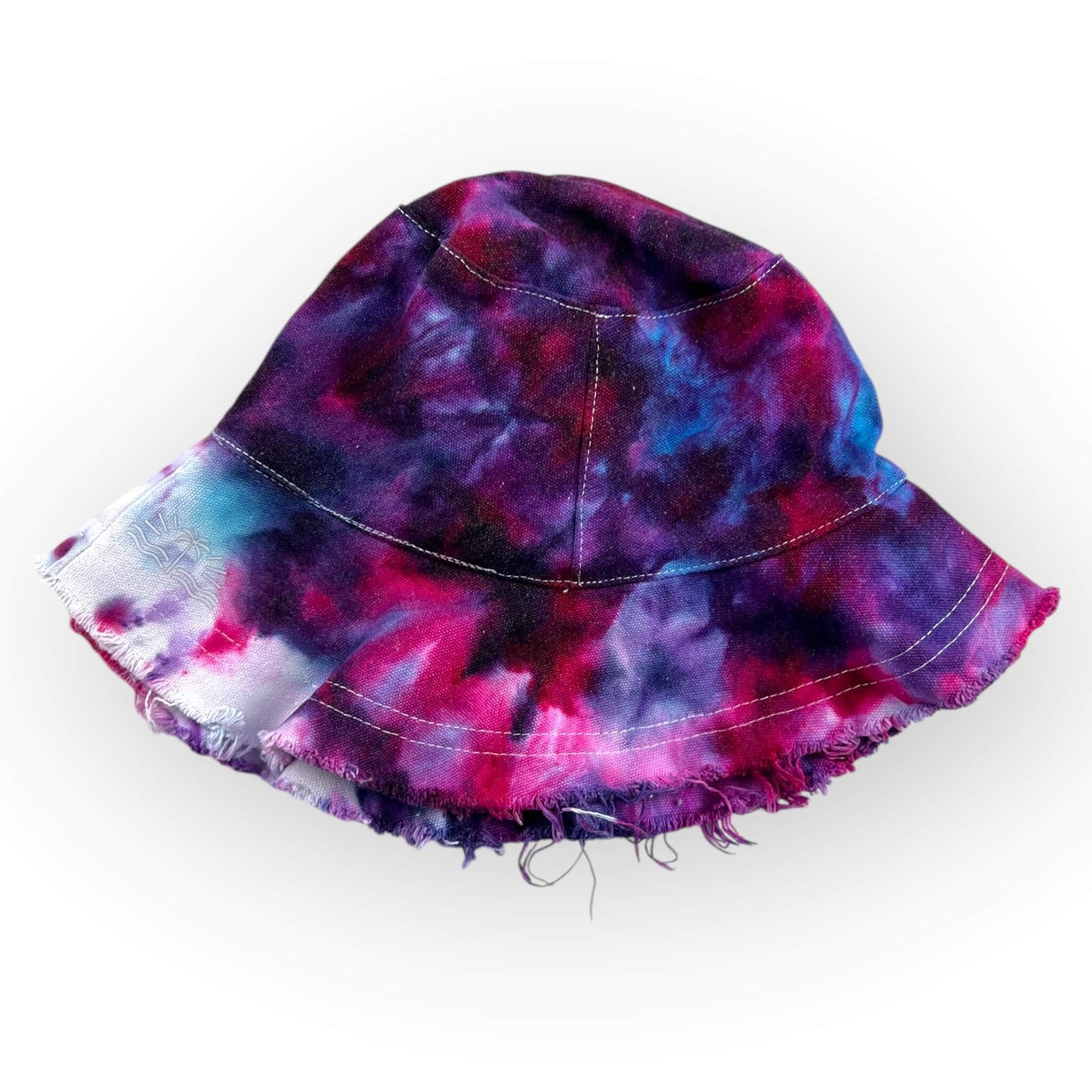 Pink & Purple Tie Dye Floppy Hat - Older Child / Adult Size