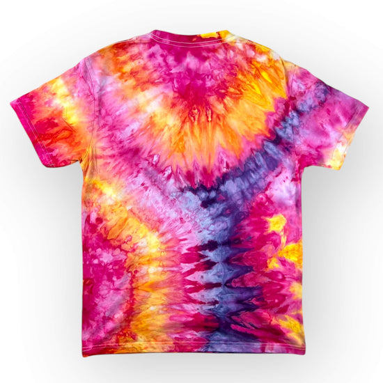 Dark Rainbow Tie Dye Tee - Adults Medium