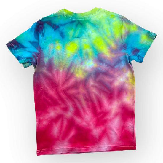 Aqua Pinks Tie Dye Tee Age 8