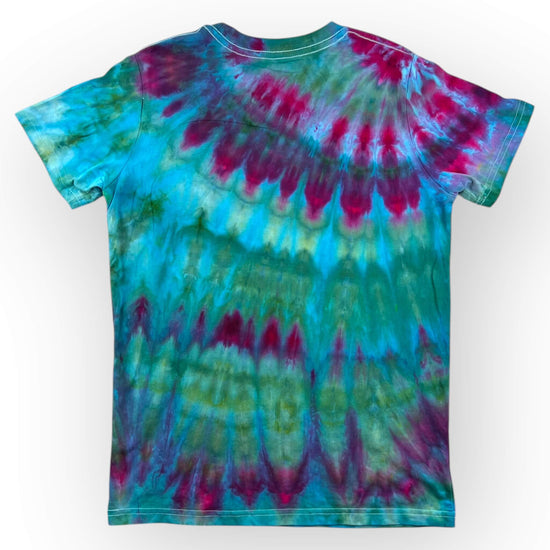 Aqua Pink Tie Dye Tee Age 12